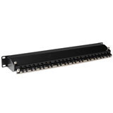 Intronics Patchpanell 24-poorts Shielded CAT6A with coverPatchpanell 24-poorts Shielded CAT6A with cover (PP1020)